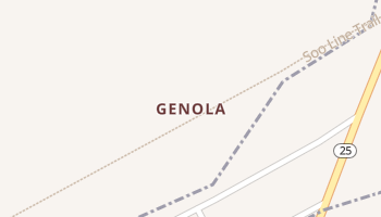 Genola, Minnesota map