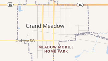 Grand Meadow, Minnesota map