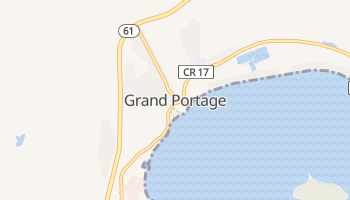 Grand Portage, Minnesota map