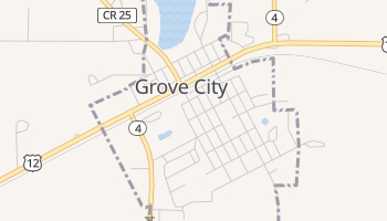 Grove City, Minnesota map