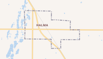 Halma, Minnesota map