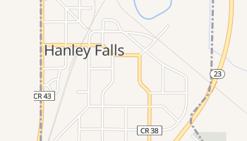 Hanley Falls, Minnesota map
