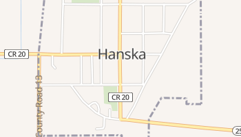 Hanska, Minnesota map