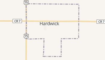 Hardwick, Minnesota map