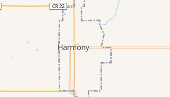 Harmony, Minnesota map