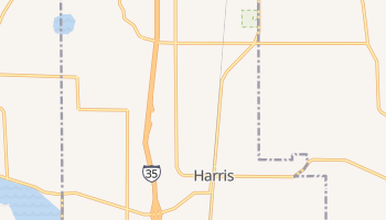 Harris, Minnesota map