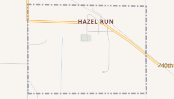 Hazel Run, Minnesota map