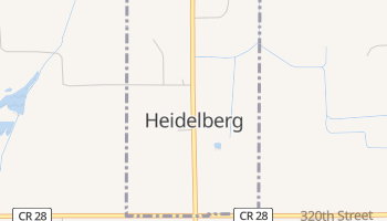 Heidelberg, Minnesota map