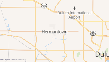 Hermantown, Minnesota map
