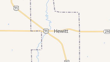 Hewitt, Minnesota map