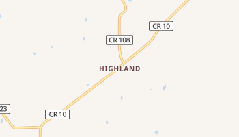 Highland, Minnesota map