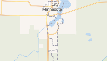 Hill City, Minnesota map