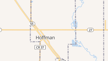 Hoffman, Minnesota map