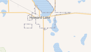 Howard Lake, Minnesota map