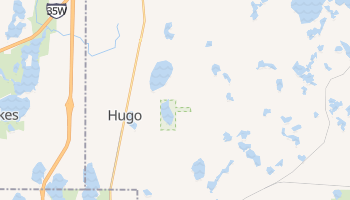 Hugo, Minnesota map