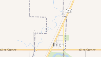 Ihlen, Minnesota map