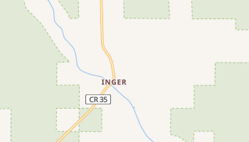 Inger, Minnesota map
