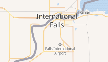International Falls, Minnesota map