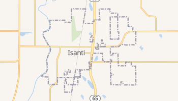 Isanti, Minnesota map