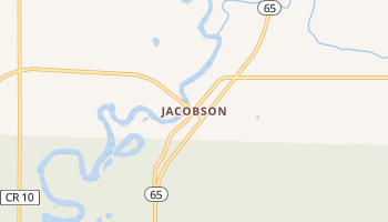 Jacobson, Minnesota map