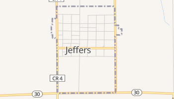 Jeffers, Minnesota map