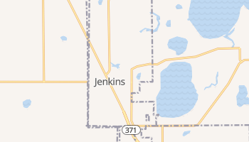 Jenkins, Minnesota map