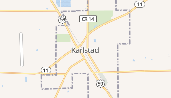 Karlstad, Minnesota map