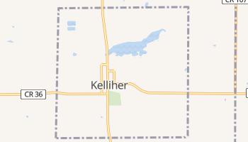 Kelliher, Minnesota map