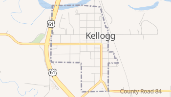 Kellogg, Minnesota map