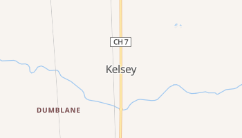 Kelsey, Minnesota map