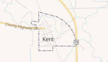 Kent, Minnesota map