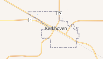 Kerkhoven, Minnesota map