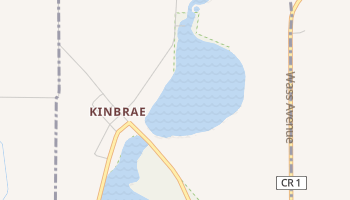 Kinbrae, Minnesota map