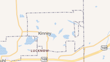 Kinney, Minnesota map