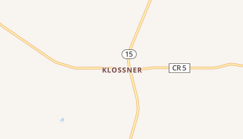 Klossner, Minnesota map