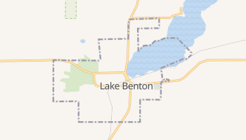 Lake Benton, Minnesota map