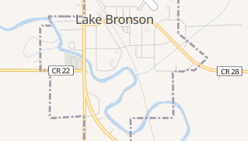 Lake Bronson, Minnesota map