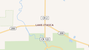 Lake Itasca, Minnesota map