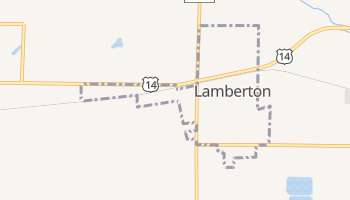 Lamberton, Minnesota map