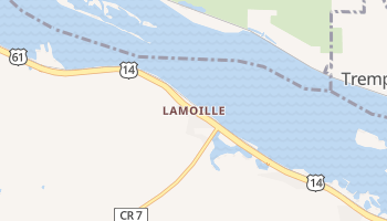 Lamoille, Minnesota map