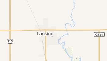 Lansing, Minnesota map