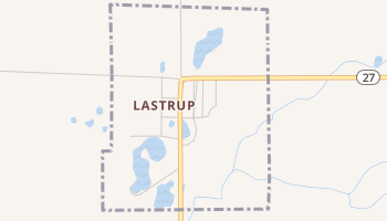 Lastrup, Minnesota map