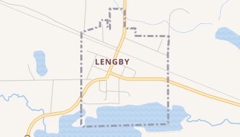 Lengby, Minnesota map
