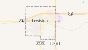 Lewiston, Minnesota map