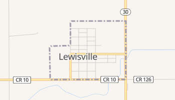 Lewisville, Minnesota map