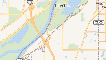 Lilydale, Minnesota map