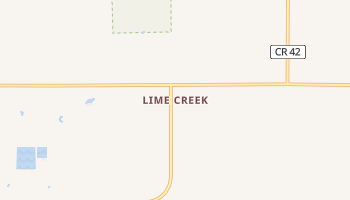 Lime Creek, Minnesota map
