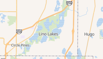 Lino Lakes, Minnesota map