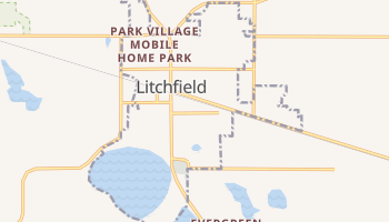 Litchfield, Minnesota map
