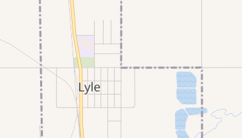 Lyle, Minnesota map